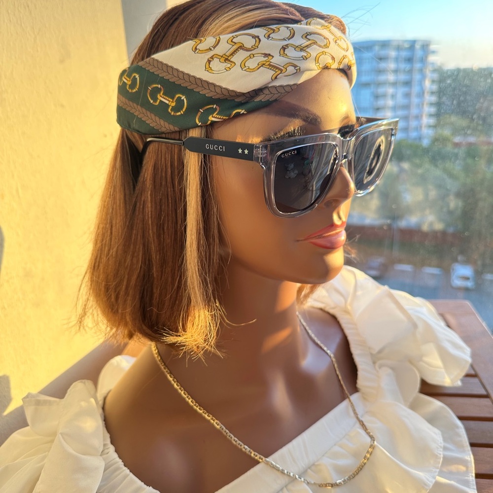 Trendy - 💯 Authentic - New GUCCI GG0976S 001 transparent